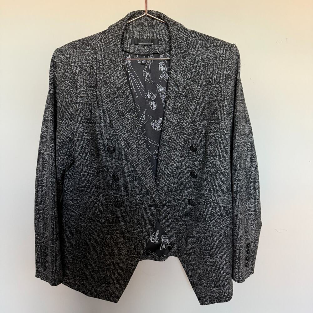 White House Black Market Studio Suite Blazer & Pants 12 Office Preppy Academia - Picture 2 of 16